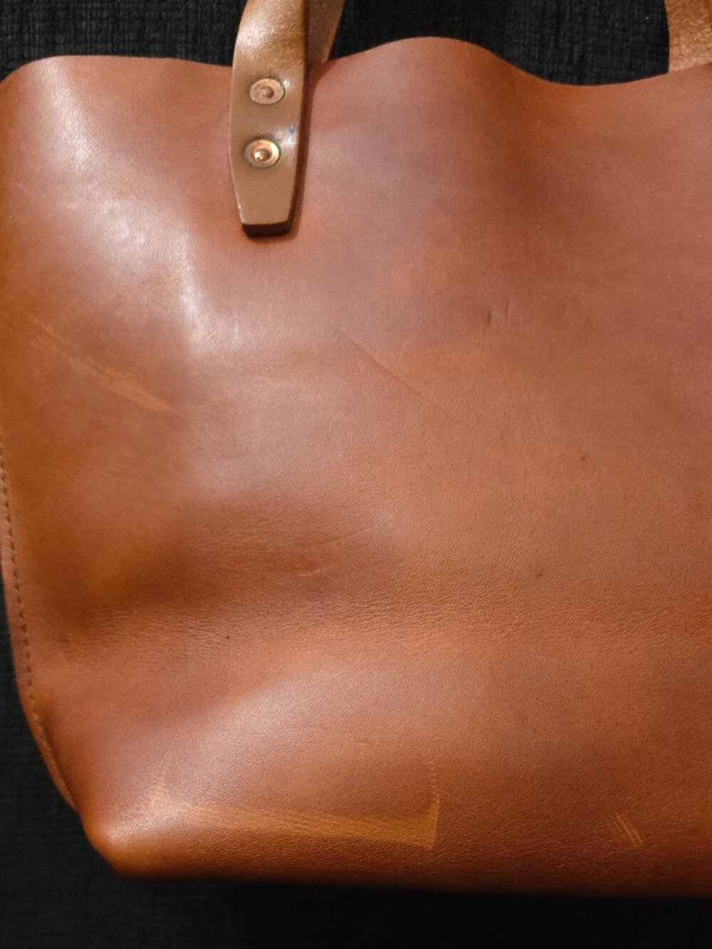 WP Standard Mini Brown Leather Tote - Picture 6 of 10